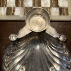 Vintage Victorian Silver Plate Appetizer Shrimp Shell Serving Dish