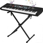 61 Key Electronic Digital Piano Keyboard With Stand  Microphone For Beginner Kid
