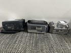 Lot Of 3 Digital Video Camera Sony Canon For Parts Not Working Problems