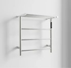 Smart Electric Towel Warmer 4-bar Wall Mounted Shelf Led Display Timer