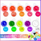 Neon Pigment Powder - 10 Colors Fluorescent Mica Powder For Epoxy Resin