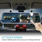 10  Hd 1080p Dual Lens Car Dvr Dash Cam Video Camera Recorder Rearview Mirror