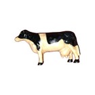 Vintage Hubley Cast Iron Cow Door Stop Bookend Guernsey Heavy