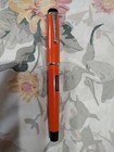 Big Red Parker Roller Ball Pen Usa Made 