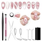 Cat Eye Magnet Set For Nails  Heart Cat-eye A0 - Pink Cat Eye Magnet Set