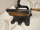 Antique Cast Iron Crimper Pleater Fluter Roller Machine - Clean 
