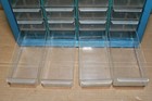 Vintage 40 Drawer Metal Akro-mils Small Parts Storage Organizer Cabinet Bin Usa