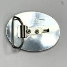 Vintage Unicorn Belt Buckle Faux Turquoise Silver Fantasy 1970s 1980s