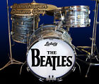 The Beatles  Sullivan  64  Repro Bass Drum Logo  Adhesive Vinyl Decal Set
