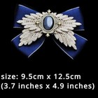 Business Mens Bow Tie Necktie Crystal Evening Party Wedding Bridegroom Necktie
