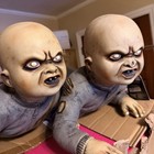 Spirit Halloween Goryious Zombie Baby Life Size Doll Halloween Haunted House