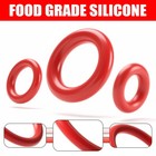 Silicone Rubber O Rings Metric Food Grade 5mm Cross Section 8mm-32mm Id O Ring