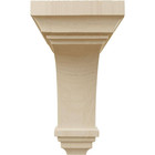 4 In  X 8 In  X 4-3 4 In  Rubberwood Small Jefferson Wood Corbel