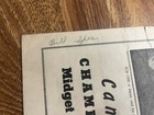 Rare Vintage Midget Auto Racing Signed Program Hof Autographs
