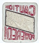 Schlitz Beer Patch Embroidered Vintage Caution Powered 3  X 3 1 4    1  C1975-85