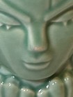 2pc Hawaiian Tiki Style Ceramic Mug Set Brown   Aqua Blue green
