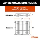Curt Roof Rack Top Cargo Basket Carrier  150 Lbs Capacity 44x35x5in Fits Suvs