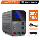 Adjustable 0-30v 10a Laboratory Dc Power Supply Variable Lcd Display Precision