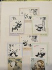 Rare Vintage China Prc Stamp Album Lot 1973 Mnh Giant Panda Complete Set 1974 
