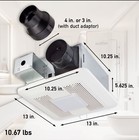 Panasonic Whisperfit Dc Fv-0511vfbl1 Bathroom Exhaust Fan Bluetooth