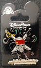 Disney Pirates Of The Caribbean Skull crossed Swords tentacles Pin  47080 new 