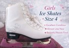 Bladerunner Solstice Girl s Sz 4 Ice Figure Skates W Pink Rockerz Blade Guards