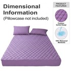 Quilted Waterproof Mattress Cover Pad Protector Cooling Breathable Fitted Topper