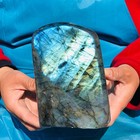 4 88lb Natural Gorgeous Labradorite Quartz Crystal Stone Specimen Healing