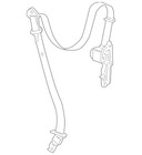 2010 Silverado Sierra Escalade Seat Belt Assembly General Motors Oem 19256126