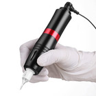 Tattoo Pen Kit Rotary Gun Machine  Wireless Power Supply 20pcs Cartridge 7 Inks