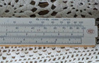 Vintage Frederick Post 1447 Slide Rule Hemmi Japan Bamboo Ruler Case Box