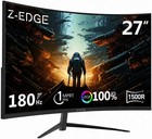 Sleek 27 Inch Curved Gaming Monitor - 1080p Fhd  Rgb Lighting   Flicker-free