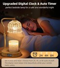 Stylish Home Room Decor Candle Warmer Lamp With Timer Adjustable Height Dimmable