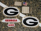 Georgia Bulldogs Football Helmet Decals One  1  Set Full Size 3m 20mil