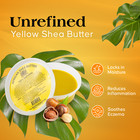 Ra Cosmetics 100  Pure Shea Butter - Yellow - 16oz Sourced From Ghana