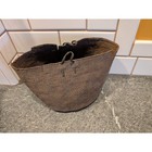 Very Early Native American Rustic Woven Burden Basket