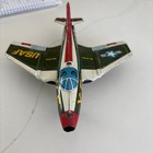                Yonezawa Usaf X-5 Fighter Jet Tin Litho Friction Toy 1960s Japan