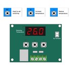2pcs W1209 Dc 12v Digital Temperature Controller Board Digital Display Thermo   