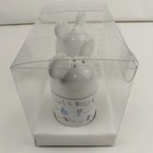 Walt Disney World Salt Pepper Shakers Set White Ceramic Mickey Mouse Ears