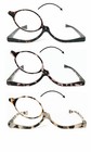 Womens Colorful Make Up Reader Make Up Reading Glasses Spring Hinge Temples