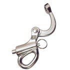 5 Pcs 2   Fixed Eye Snap Shackle Fixeye Ss316 Stainless Steel Shackle Fixed Bail
