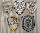 Lot Of   5   Louisiana Collectible Police Sheriff Embroidered Patches Patch B
