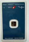 1 Gram Palladium Argor-heraeus Swiss Made Certified Assay 999 5