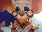 Vintage Roy Des Of Fla 1970 Mrs  Claus Christmas Mouse Big Ears Lot Of 2