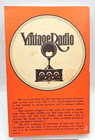 Vintage Radio 1887-1929 3rd Edition Mcmahon 1981 Paperback Greenwood