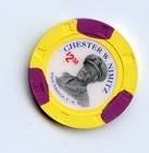 2 50 Chip From The United States Generals Home Poker Set Fantasy Nimitz