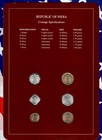 Coin Sets Of All Nations India Unc 1985-1988 Rupee 1985 50 25 20 10 Paise 1988