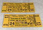 Lawrence Of Arabia 2 Unused 1963 Original Crest Theater Tickets Peter O tool