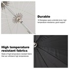 Ub-85w 33 5in 85cm Parabolic Reflective Umbrella  Black White Photography Umb   