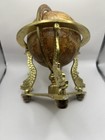 Antique Rare Brass Unique Collector s Globle Amazing Illustration